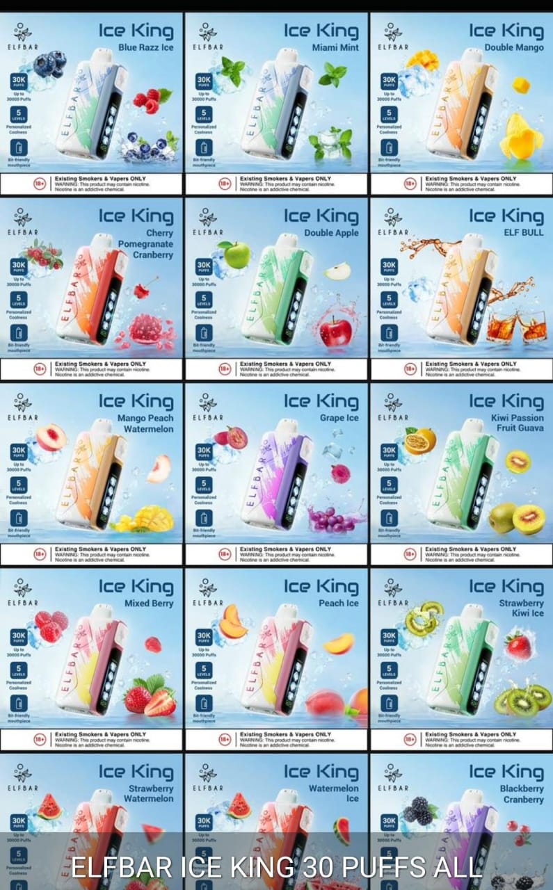 ELF BAR Ice King 30000 Puffs Disposable Vape in UAE