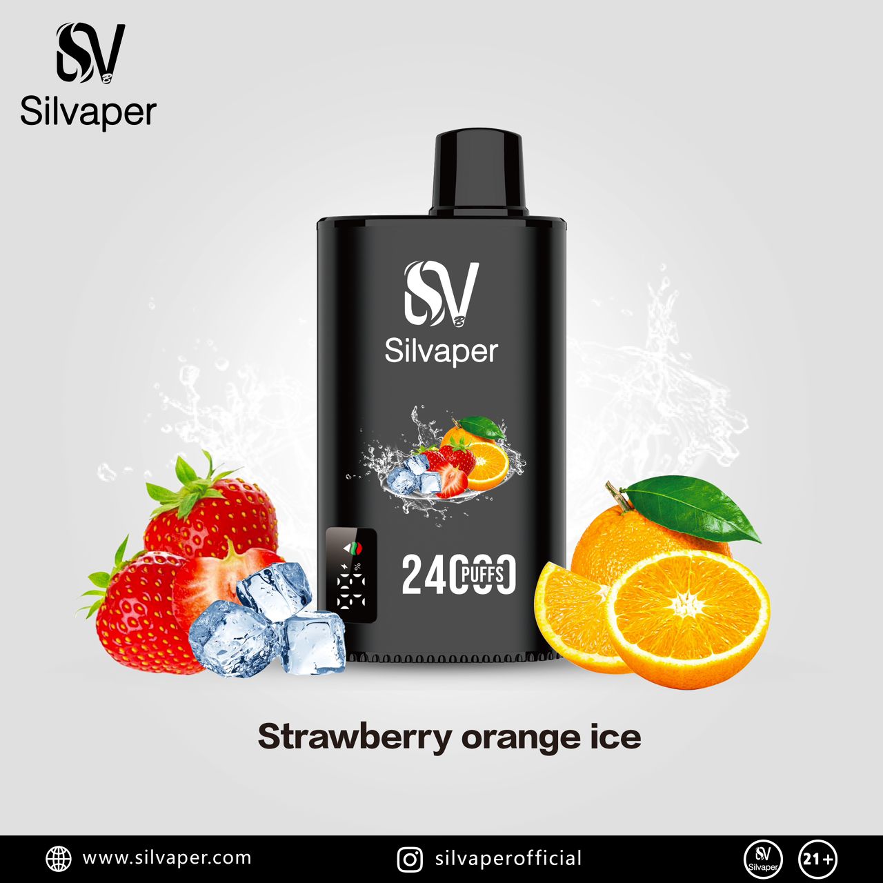 Silvaper 24000 Puffs Disposable Vape In UAE