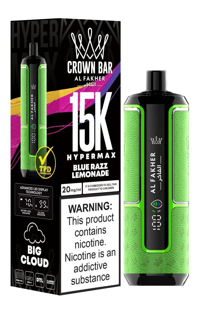 Al Fakher Crown Bar 15000 Puffs Disposable Vape in UAE