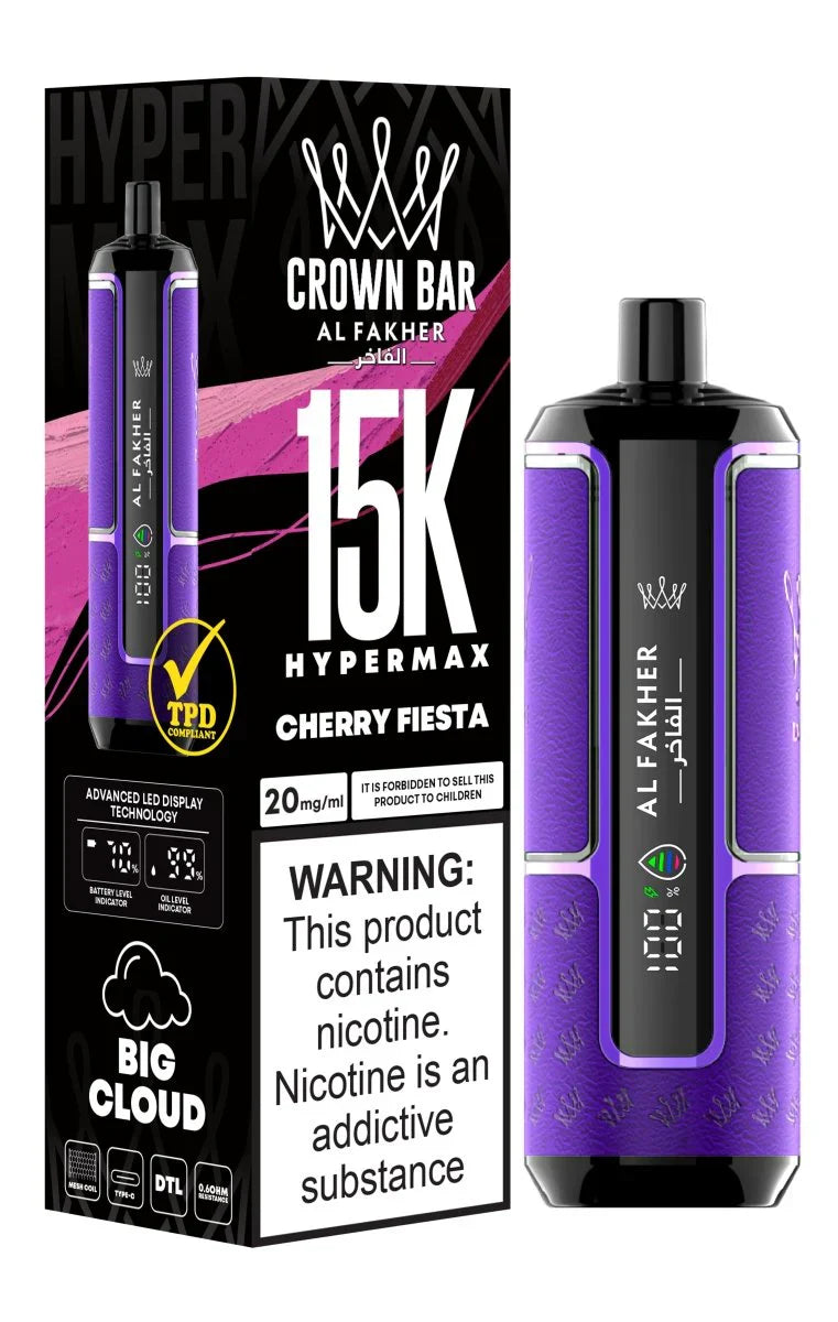 Al Fakher Crown Bar 15000 Puffs Disposable Vape in UAE