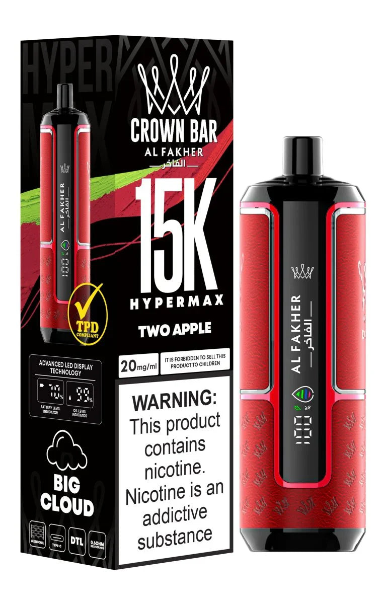 Al Fakher Crown Bar 15000 Puffs Disposable Vape in UAE