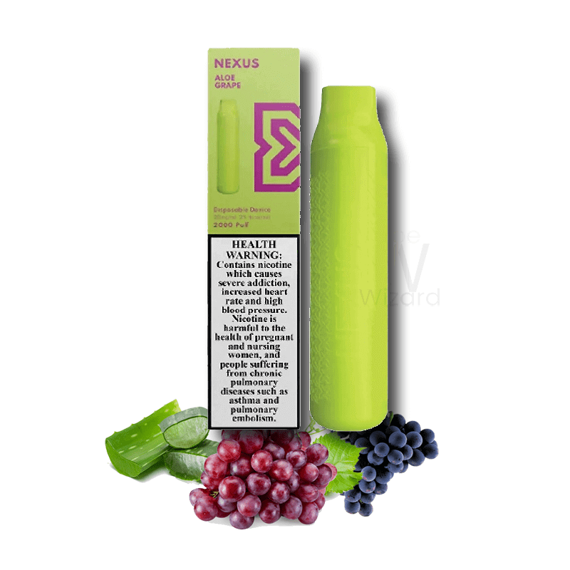 POD SALT Nexus Disposable 2000 PuffsFlavor-: Aloe Grape