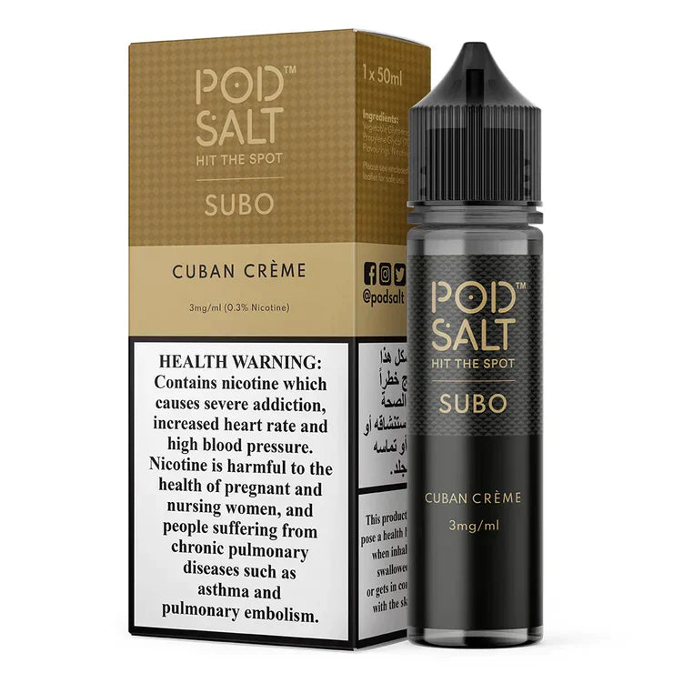 Pod Salt Subo 3MG 50ML E-Juice in Dubai