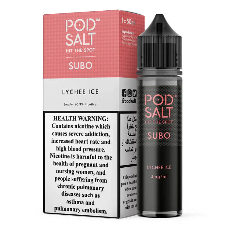 Pod Salt Subo 3MG 50ML E-Juice in Dubai