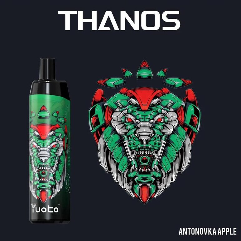 Yuoto thanos 5000 puffs buy now in dubai with best priceFlavors: Antonovka Apple